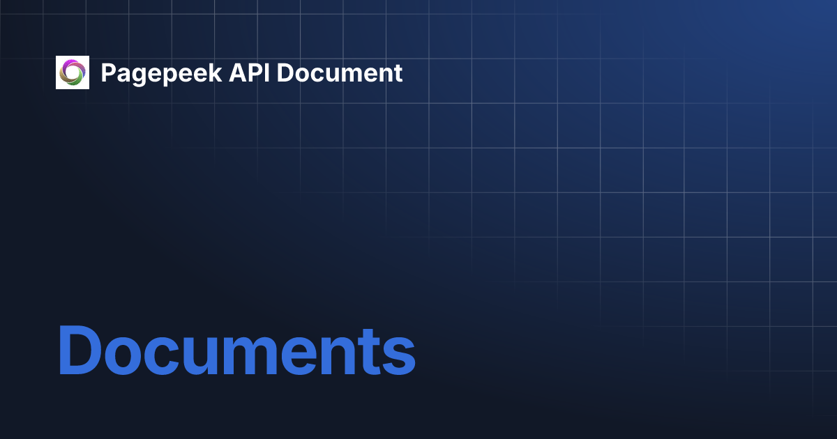Documents Pagepeek API Document